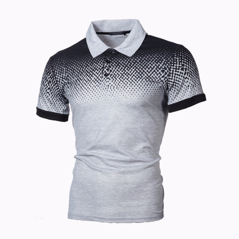 New 3D Printed Men Polo Shirt Summer Fashion Tops Short Sleeves