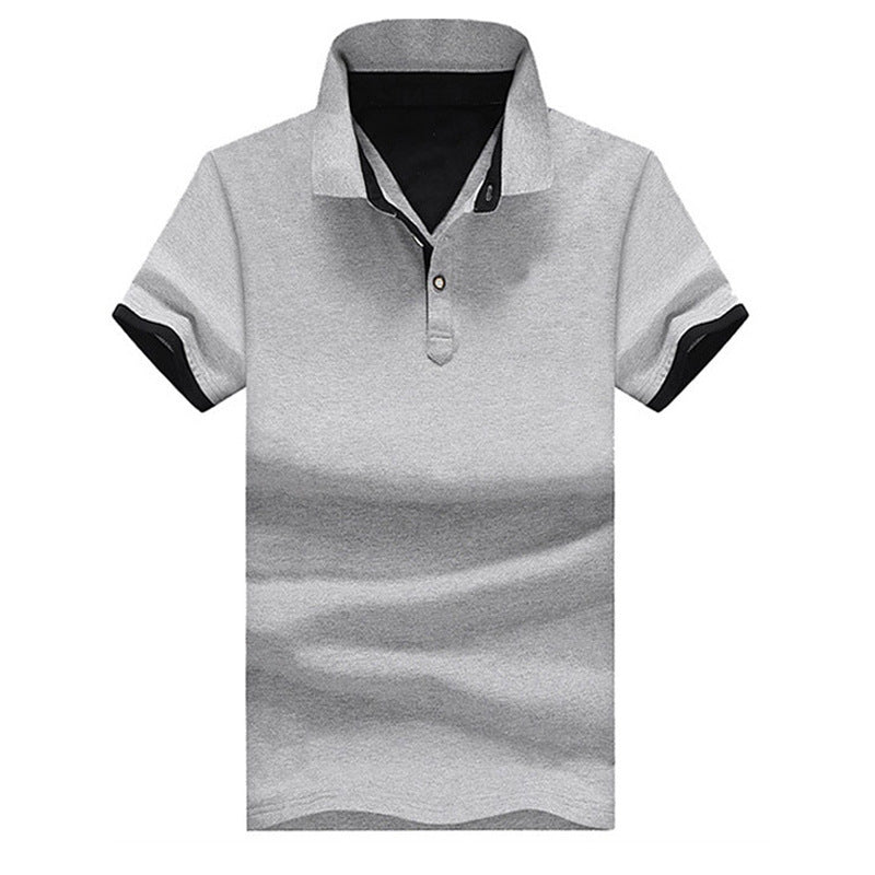 Slim-fit Lapel POLO Shirt Summer Young Men Fashion Handsome T-shirt All-match