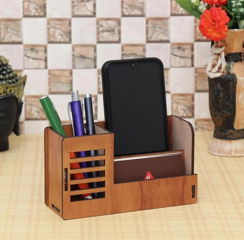 1 Pc Mobile Holder Wooden Desk