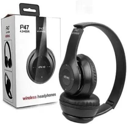 Wireless Stereo Headphones, Black